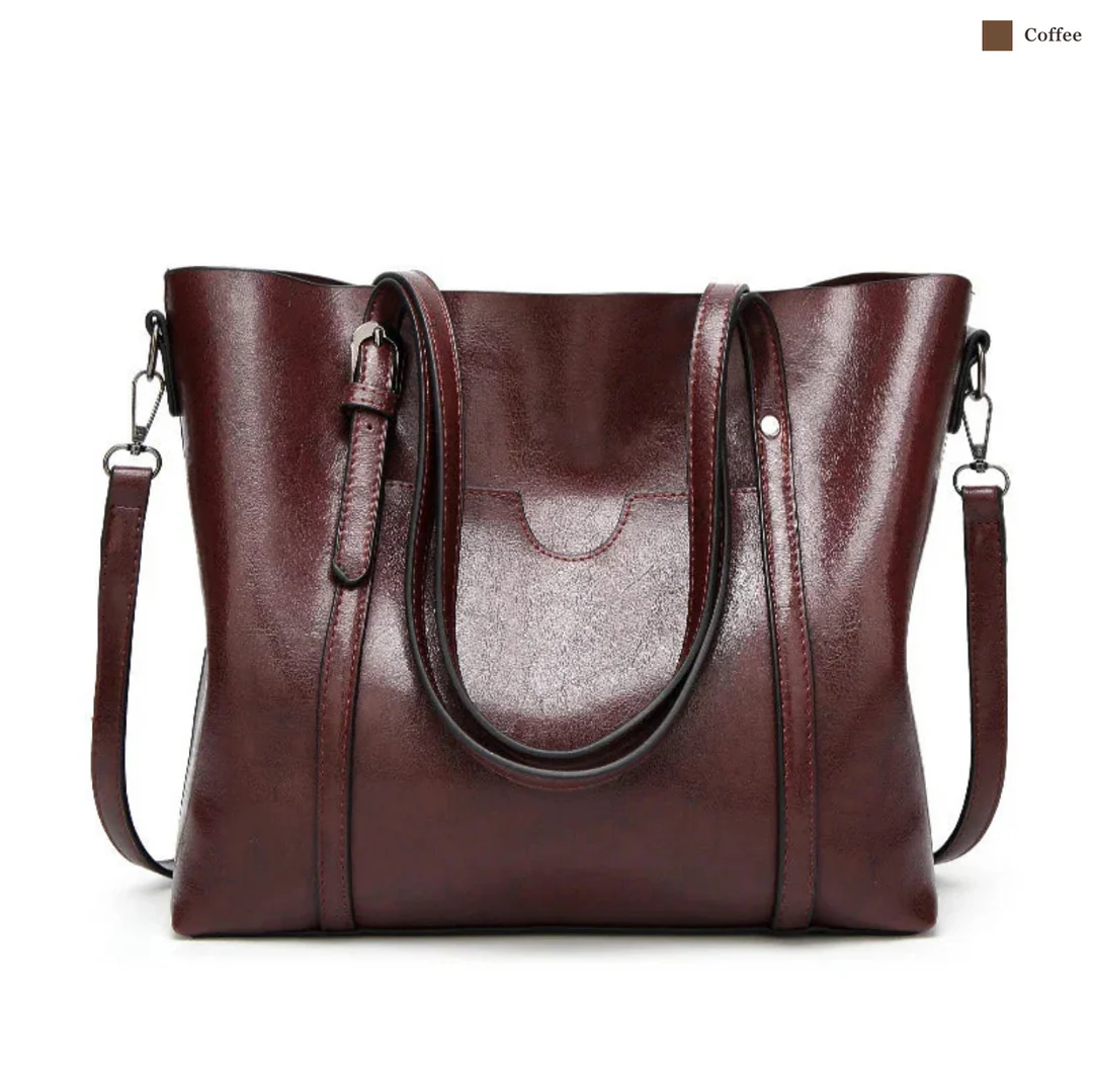 Bolsa de couro feita à mão