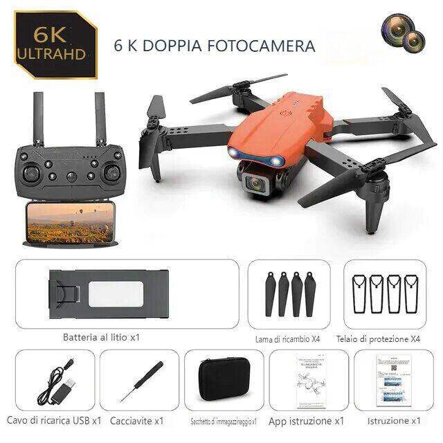 ⚡ Najnoviji 6K UHD dron s dvostrukom kamerom ⚡