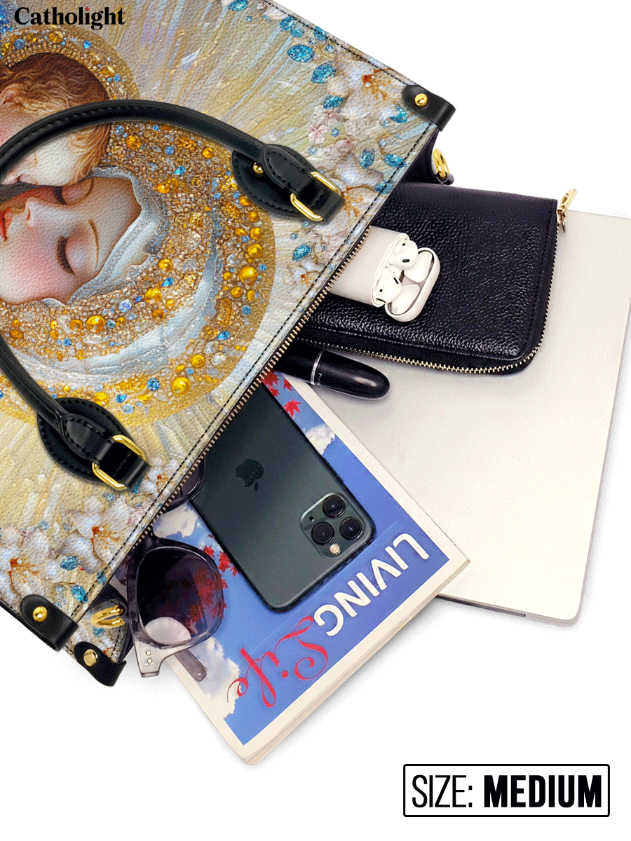 Catholight  Divine Grace and Serenity Leather Bag