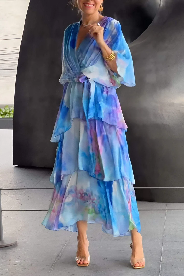 🥰【S-3XL】Vestido de tule novo, confortável e moderno para primavera e verão com bolinhas