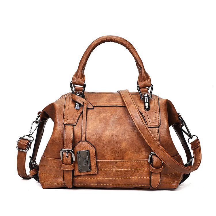 Vintage handmade leather bag