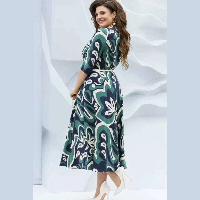 Vestido solto royal com bolsos e alças🌿