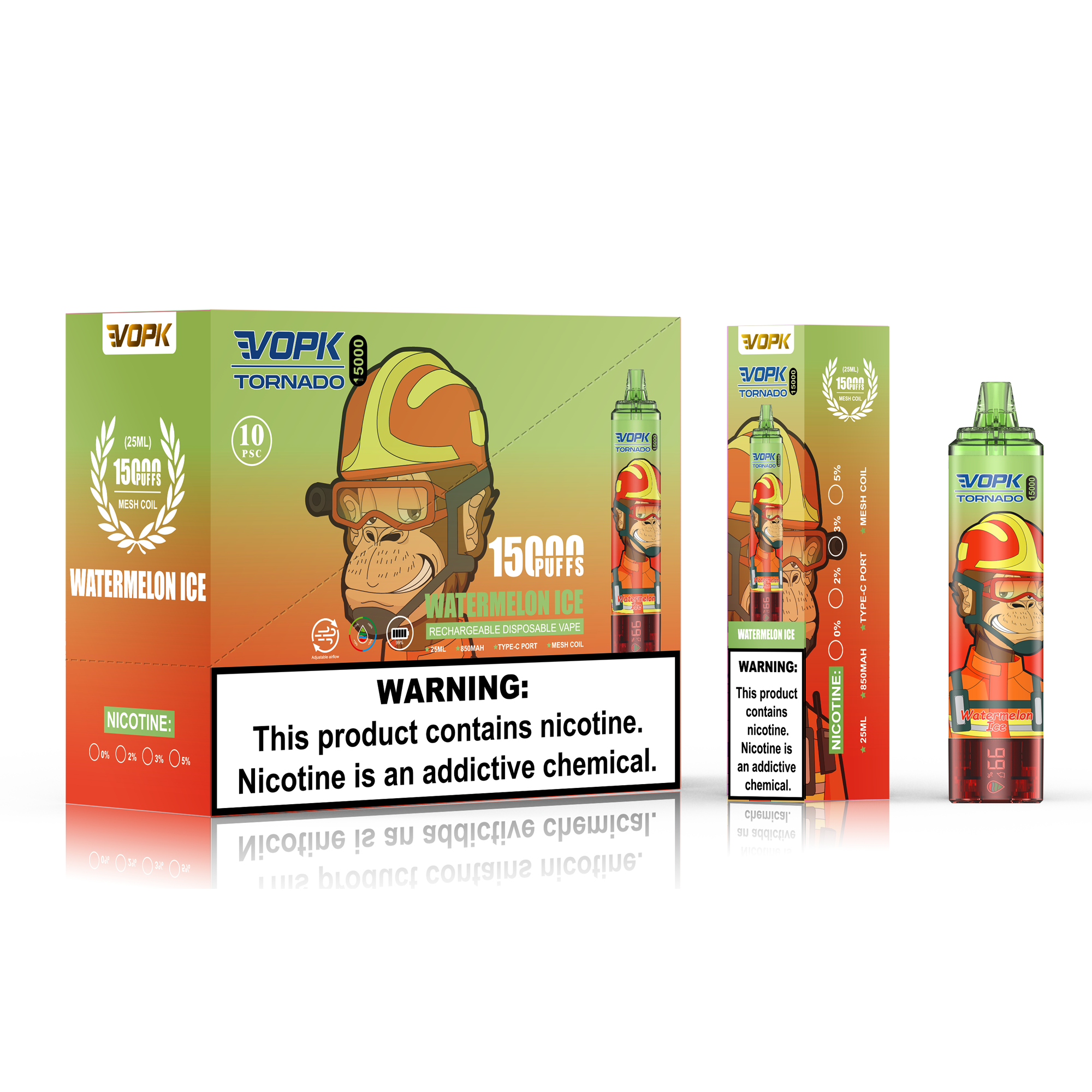 VOPK Tornado 15000 15K Puffs Disposable Vape Pen