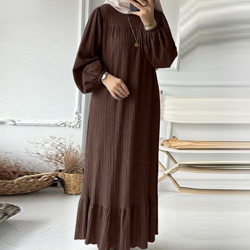 Vestido longo elegante com estampa exclusiva