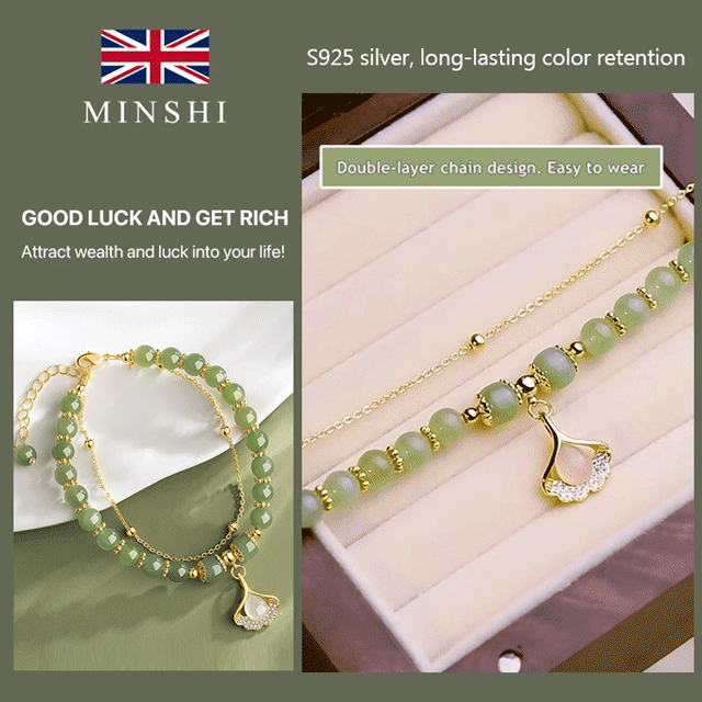 🎁【Compre 1 e ganhe 1】A pulseira de jade Hetian não é apenas bonita, mas também traz boa sorte