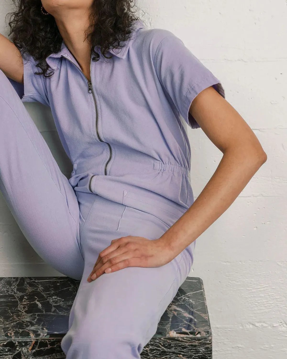 CROPPED UTILITY JUMPSUIT
