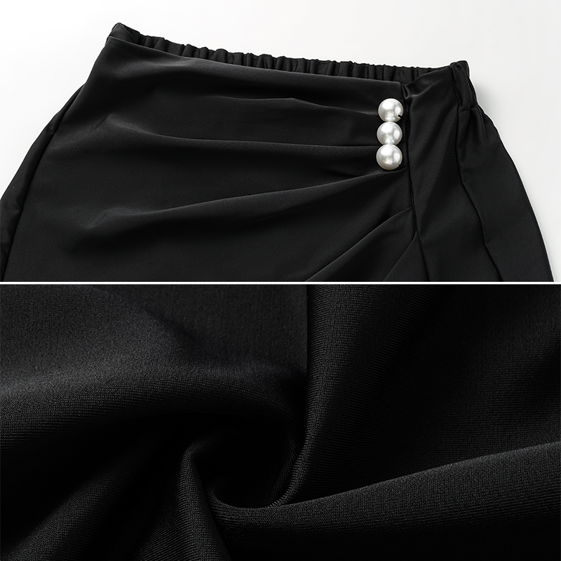 👙 Artificial Pearl One Piece Swimsuit and Skirt 🎀