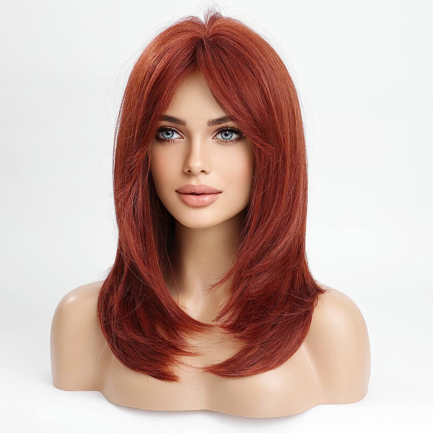 Synthetic Long Wigs  Hair with Bangs for Daily Use