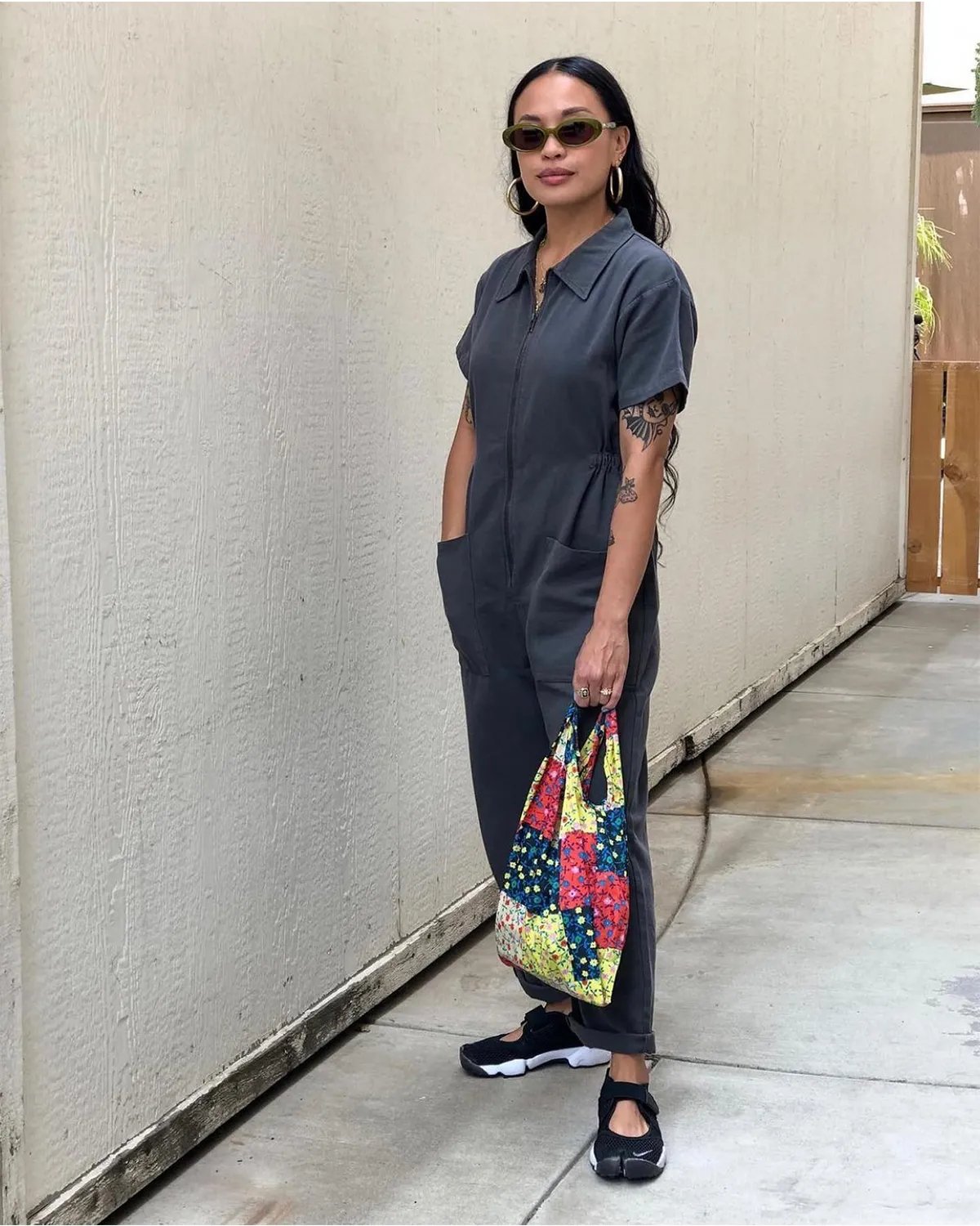 CROPPED UTILITY JUMPSUIT