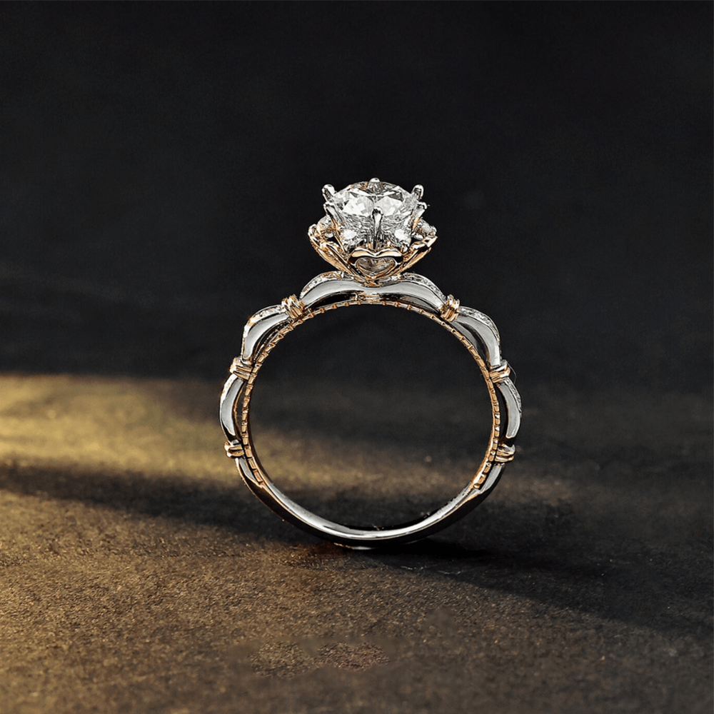 💍HOOMWELL™ Пръстен с розов моасанит