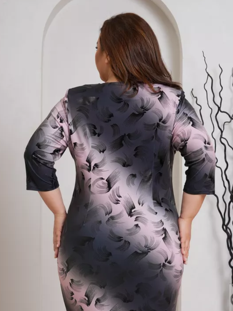 👗💥【S-5XL】 2025. gads jauna eleganta gradienta kleita