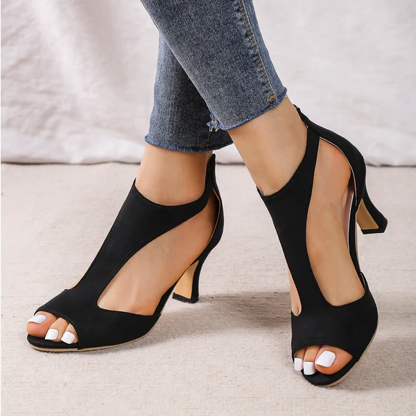 👡Novos saltos altos romanos femininos da moda 2025