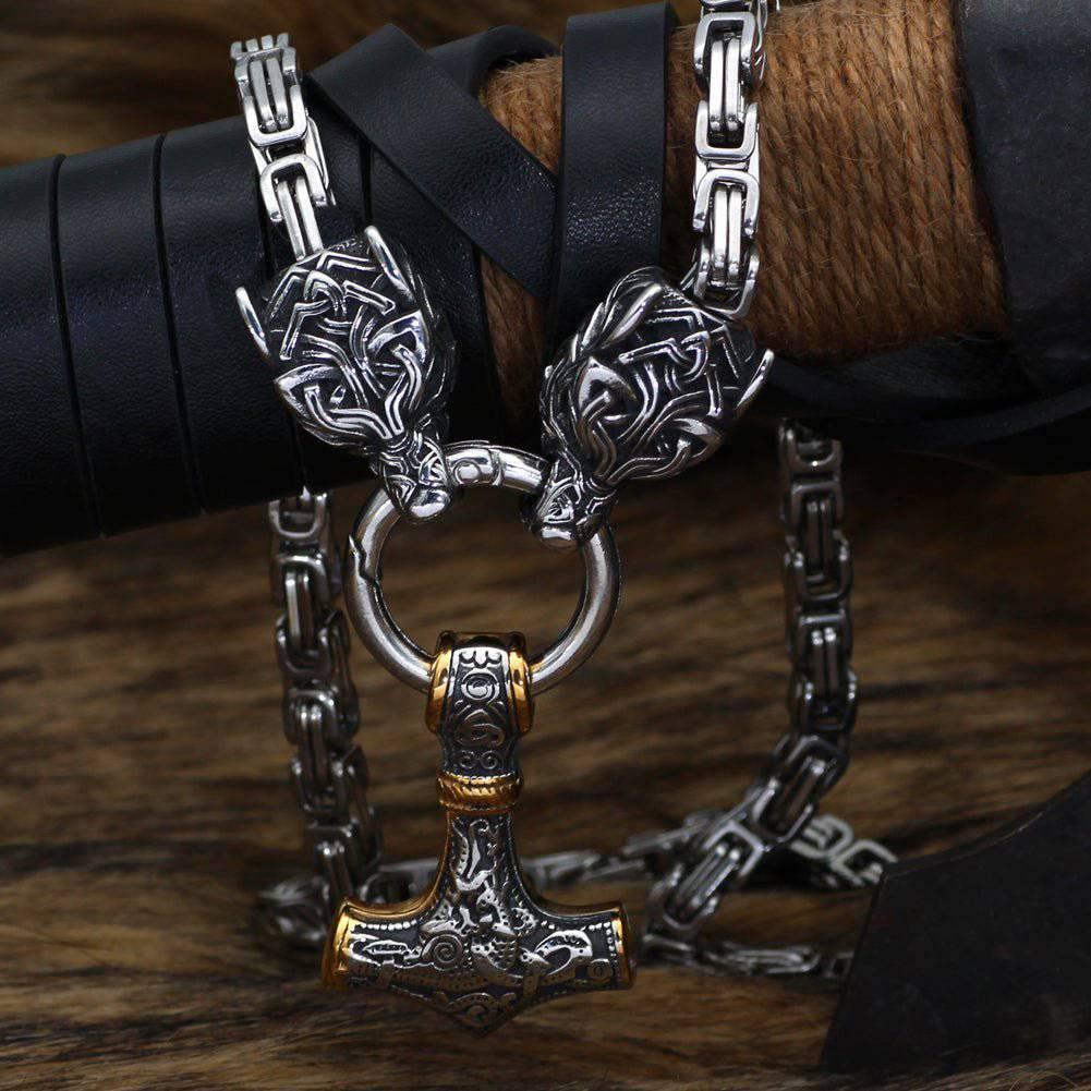 Тежка верига Viking Wolf's Bite - неръждаема стомана