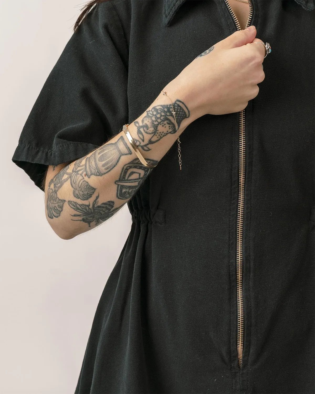 CROPPED UTILITY JUMPSUIT