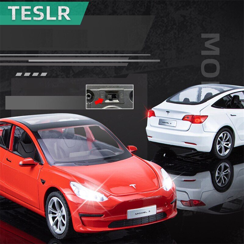 1:24 Tesla Model 3 Излят модел