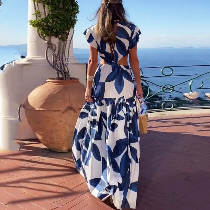 🌼 Cutout Maxi Dress