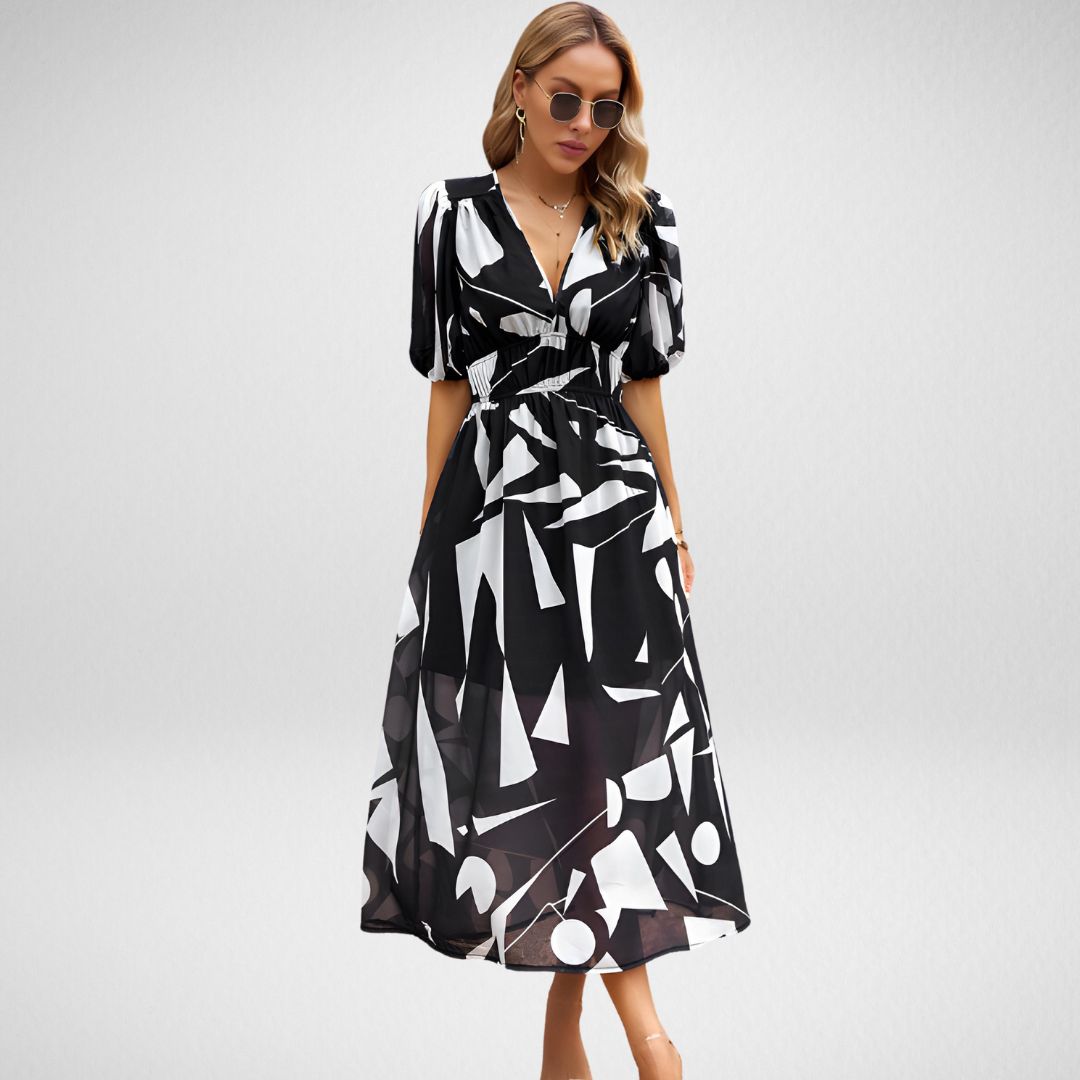 😍 Bold Garden Dress 🌼