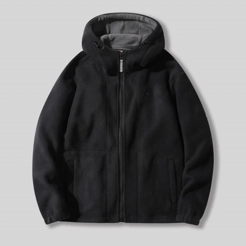 🎄Prikladno za muškarce i žene🎁 Unisex dvoslojni kaput s kapuljačom (50% popusta)