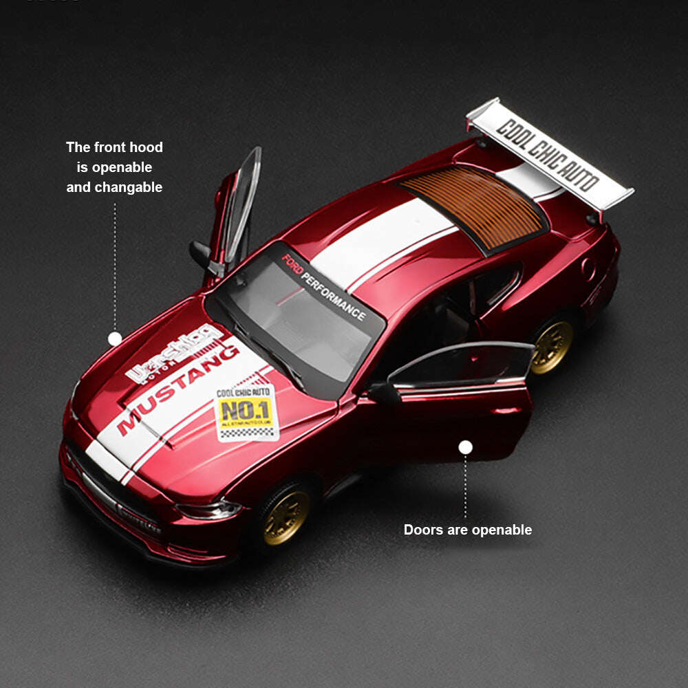 Комплект 2018 Ford Mustang GT Super Racing модел в мащаб 1:42