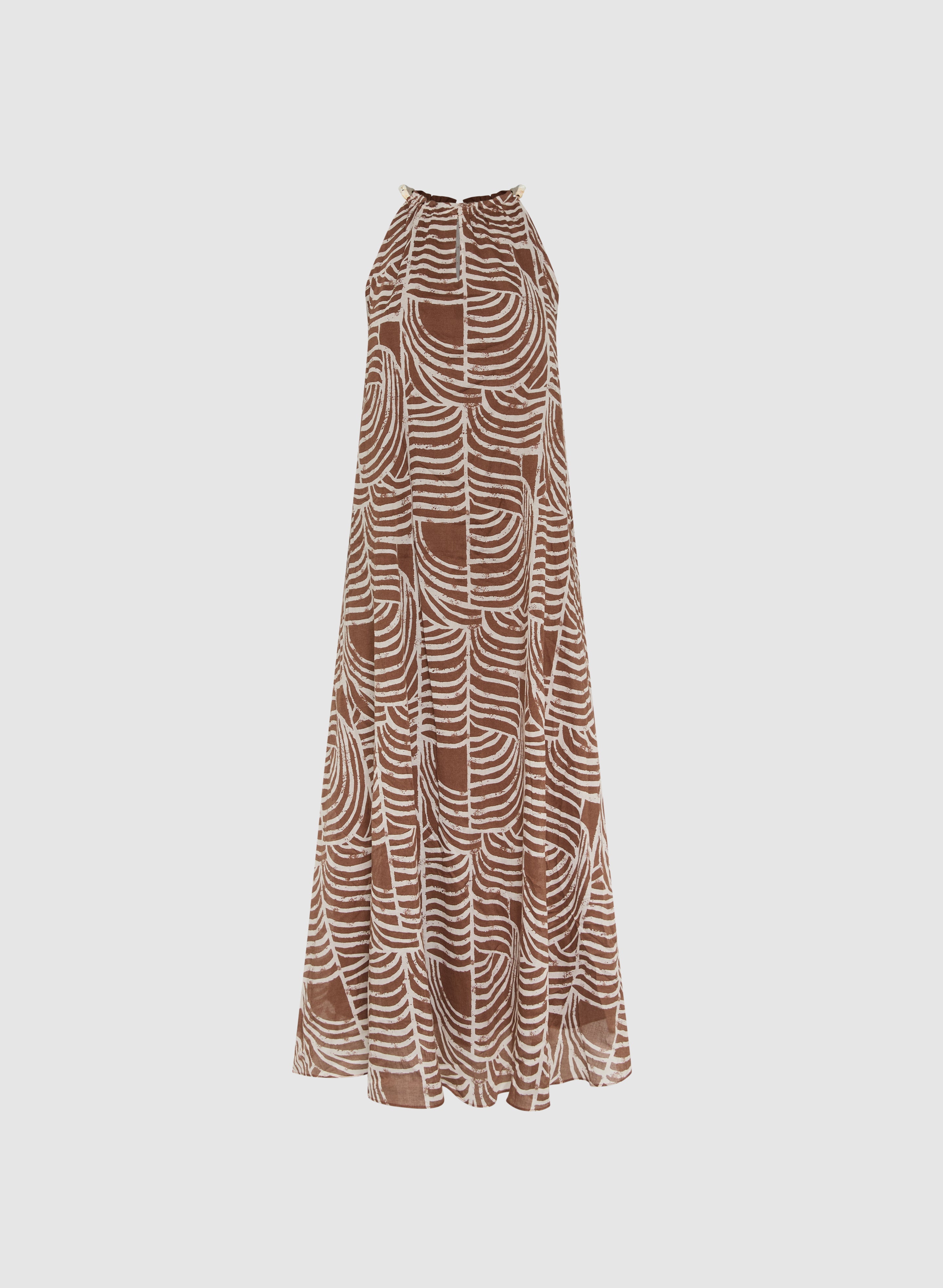2025 New Halter neck maxi dress