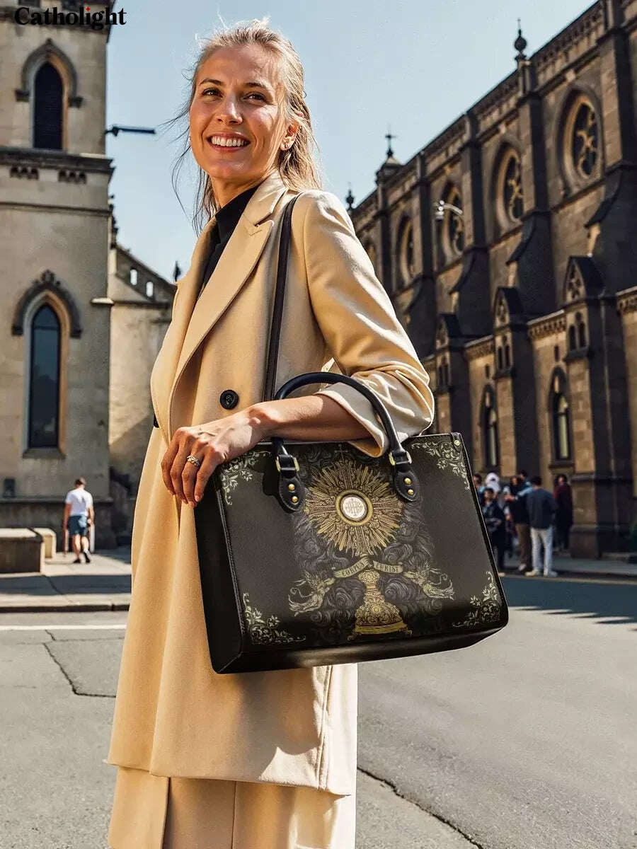 Catholight  The Corpus Christi Elegance Leather Bag