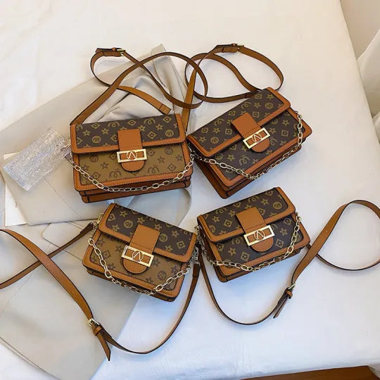 Bolsa de couro feita à mão