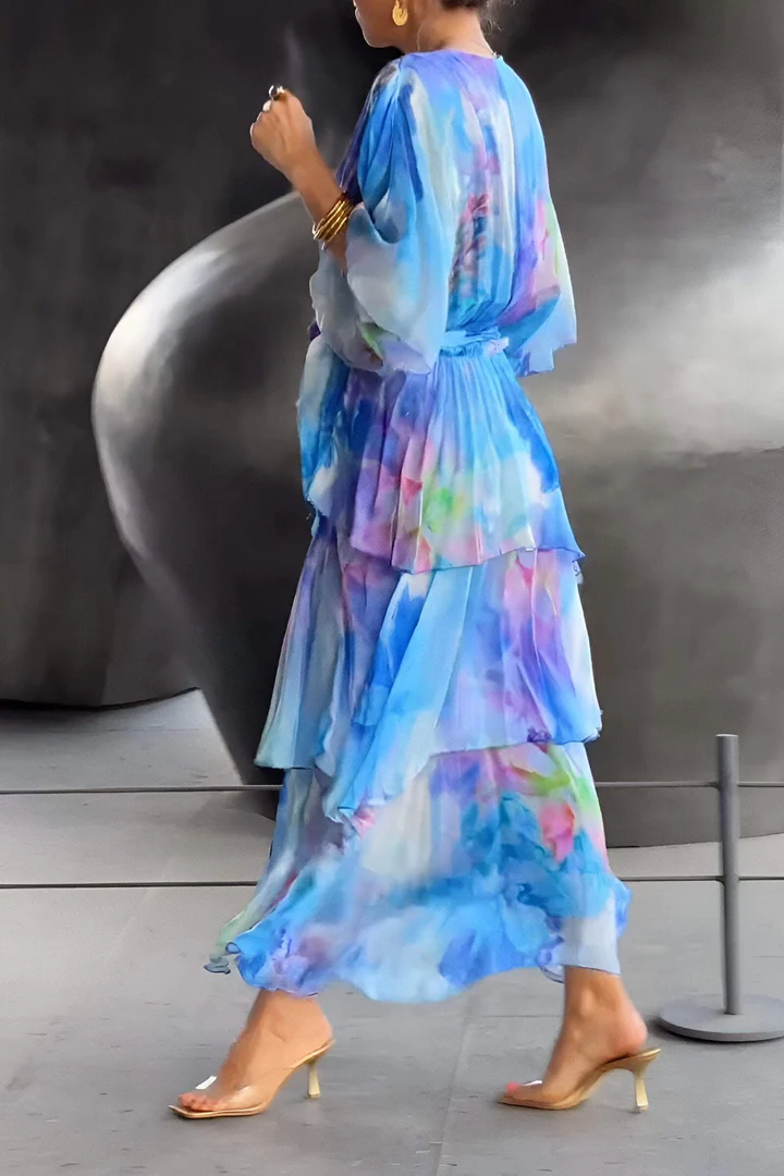 🥰【S-3XL】Vestido de tule novo, confortável e moderno para primavera e verão com bolinhas