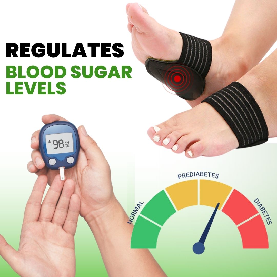 Almofadas de acupressão para pés Oveallgo™ Sugar Down
