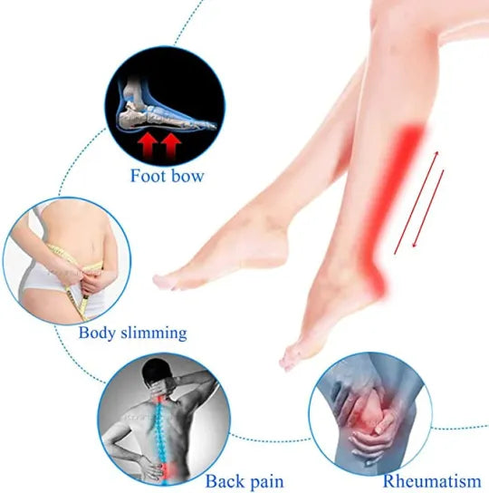 Palmilhas ortopédicas Softsole™ Tourmaline Far Infrared Acupressure Pain Relief Orthotic Insoles