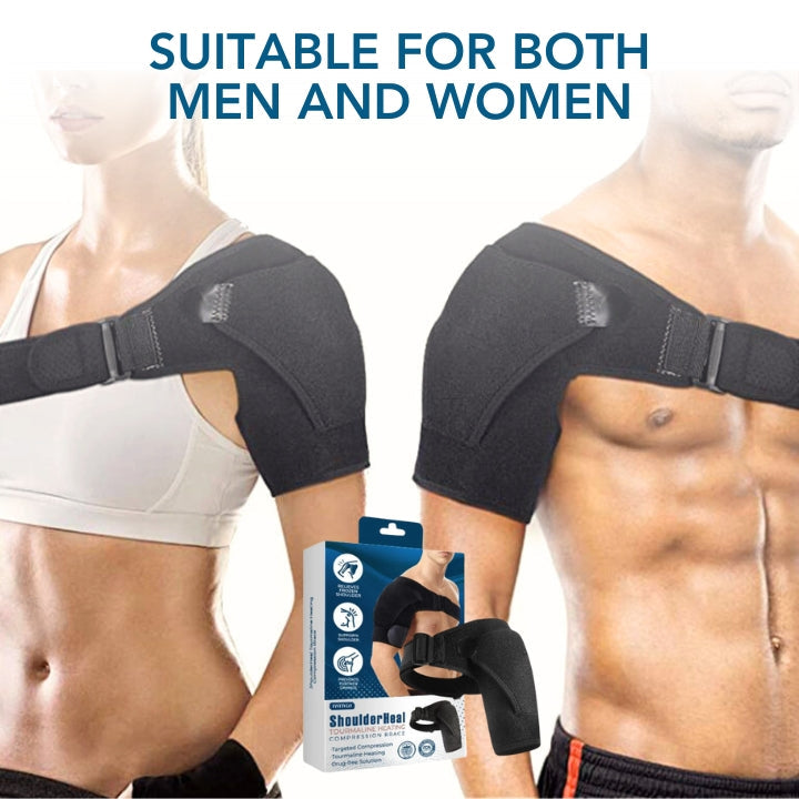 Rozgrzewająca orteza uciskowa Fivfivgo™ ShoulderHeal Turmalin