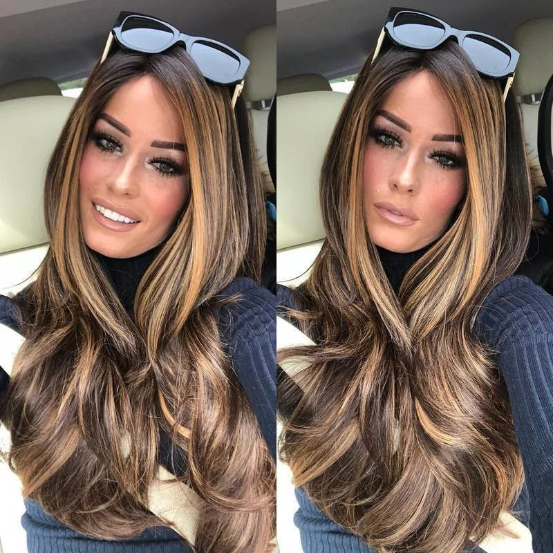 Big wavy blonde wig for daily use
