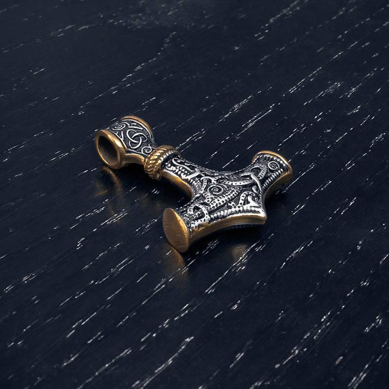 Декоративно съкровище на Тор Mjölnir - стерлингово сребро
