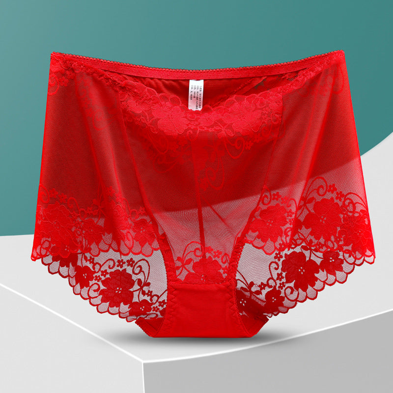 💝Calcinhas femininas feitas à mão em renda de seda