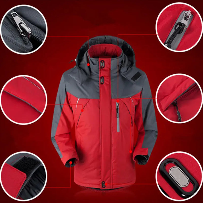 🔥Promoção com 40% de desconto🎁Melhor presente – Jaqueta impermeável masculina e feminina de alta qualidade