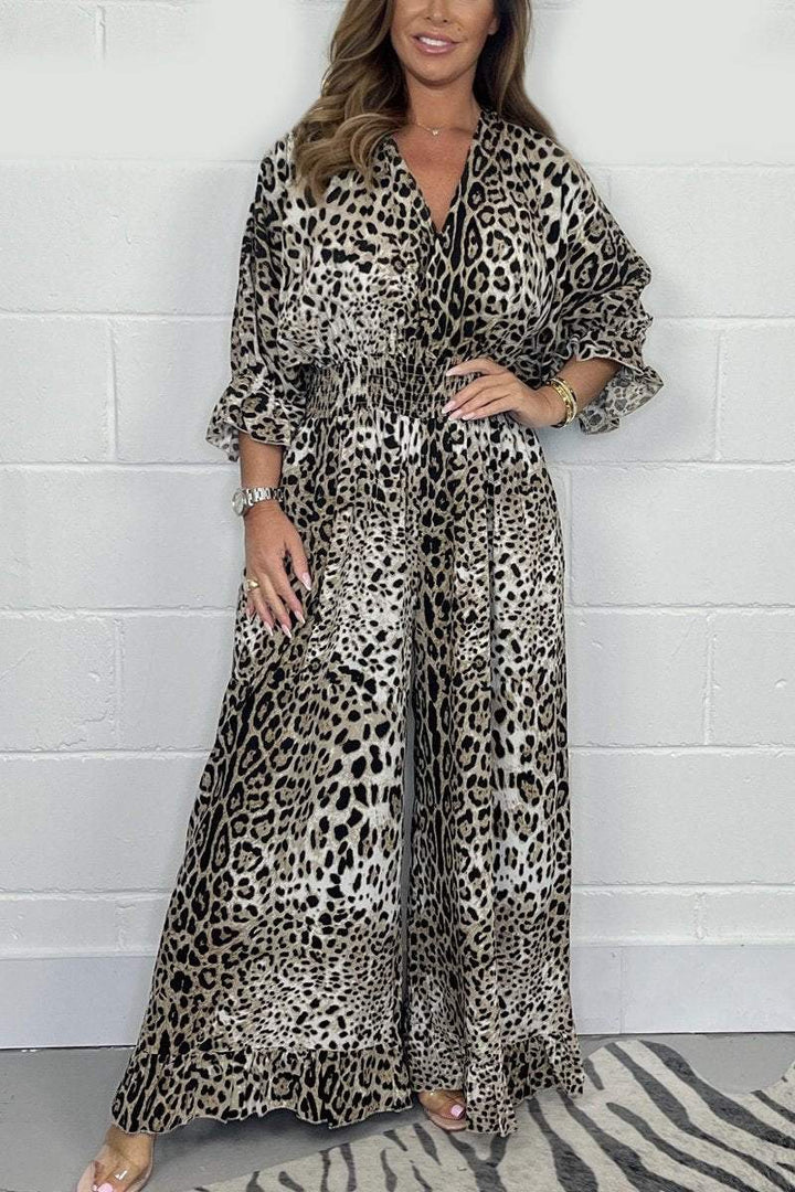 💕Leopard print leopard pamučni kombinezon✨