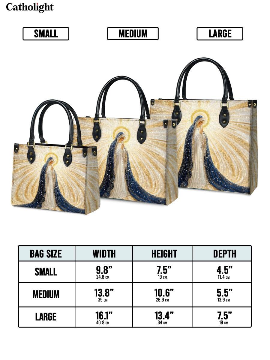 Catholight  Our Lady’s Eternal Glow Leather Bag