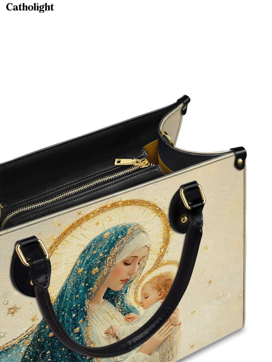 Catholight  Divine Mother’s Embrace Leather Bag