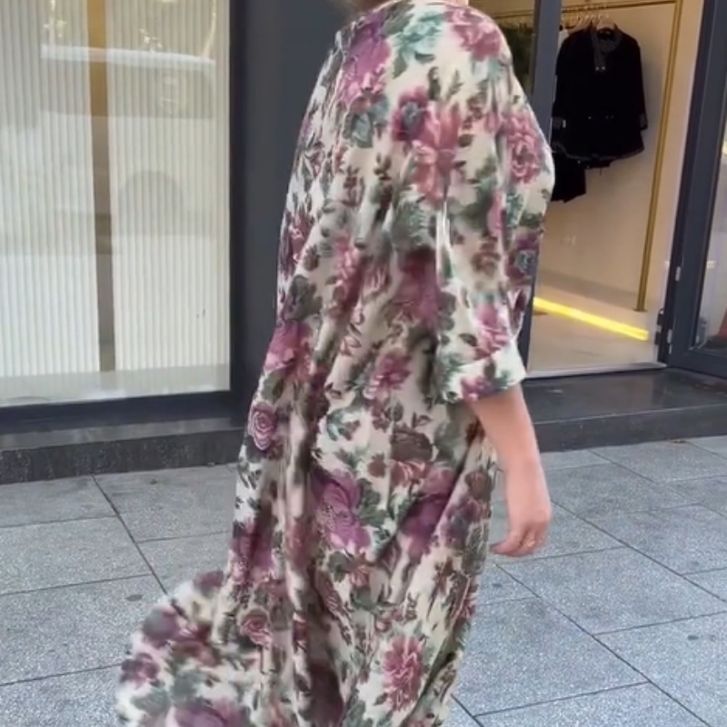 🌸Elegantiška gėlėta suknelė moterims