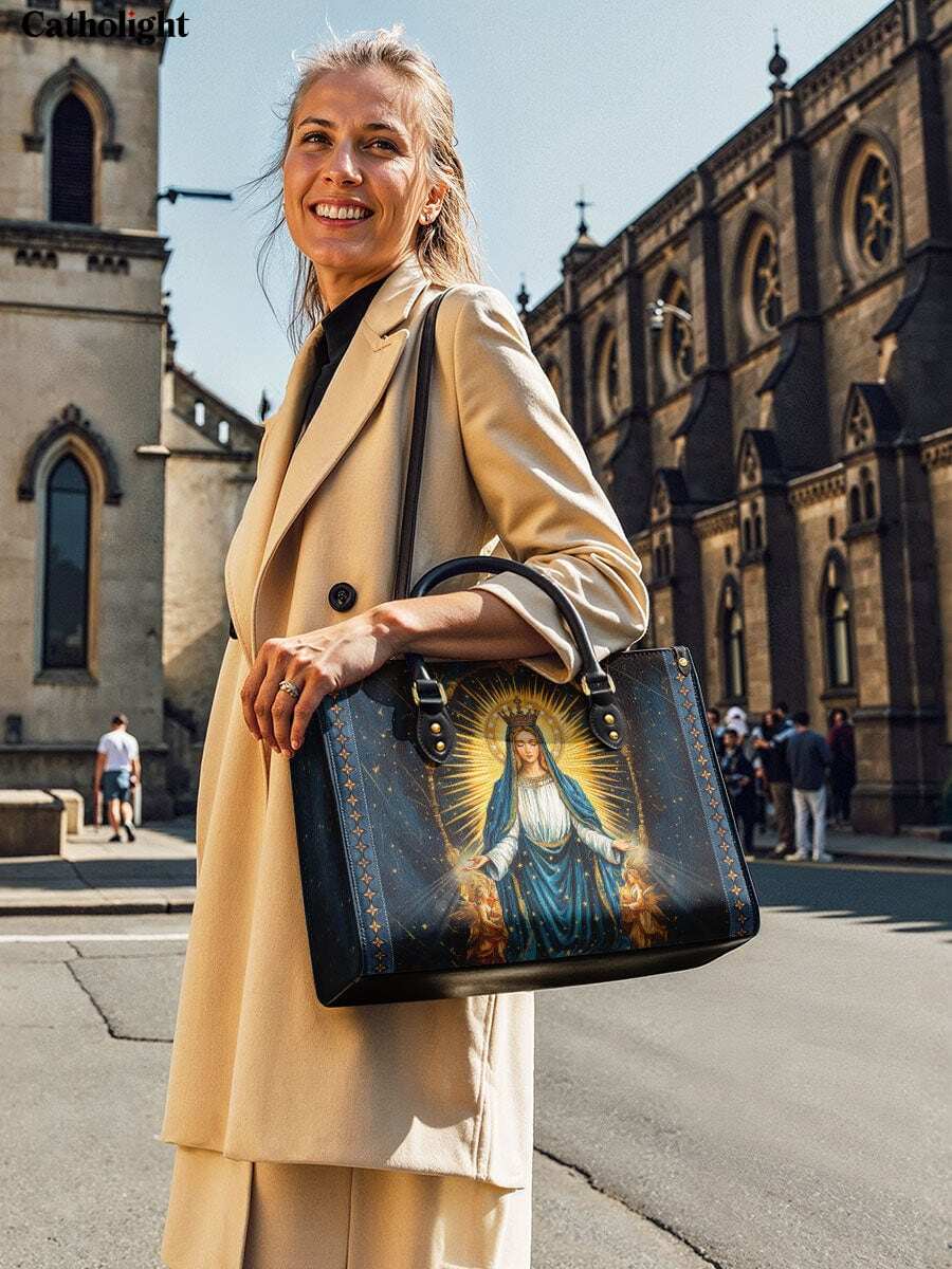 Catholight  Celestial Devotion Leather Bag