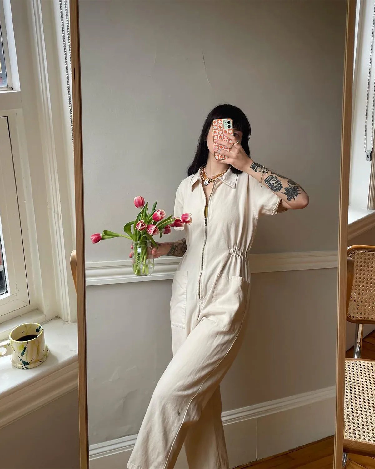 CROPPED UTILITY JUMPSUIT