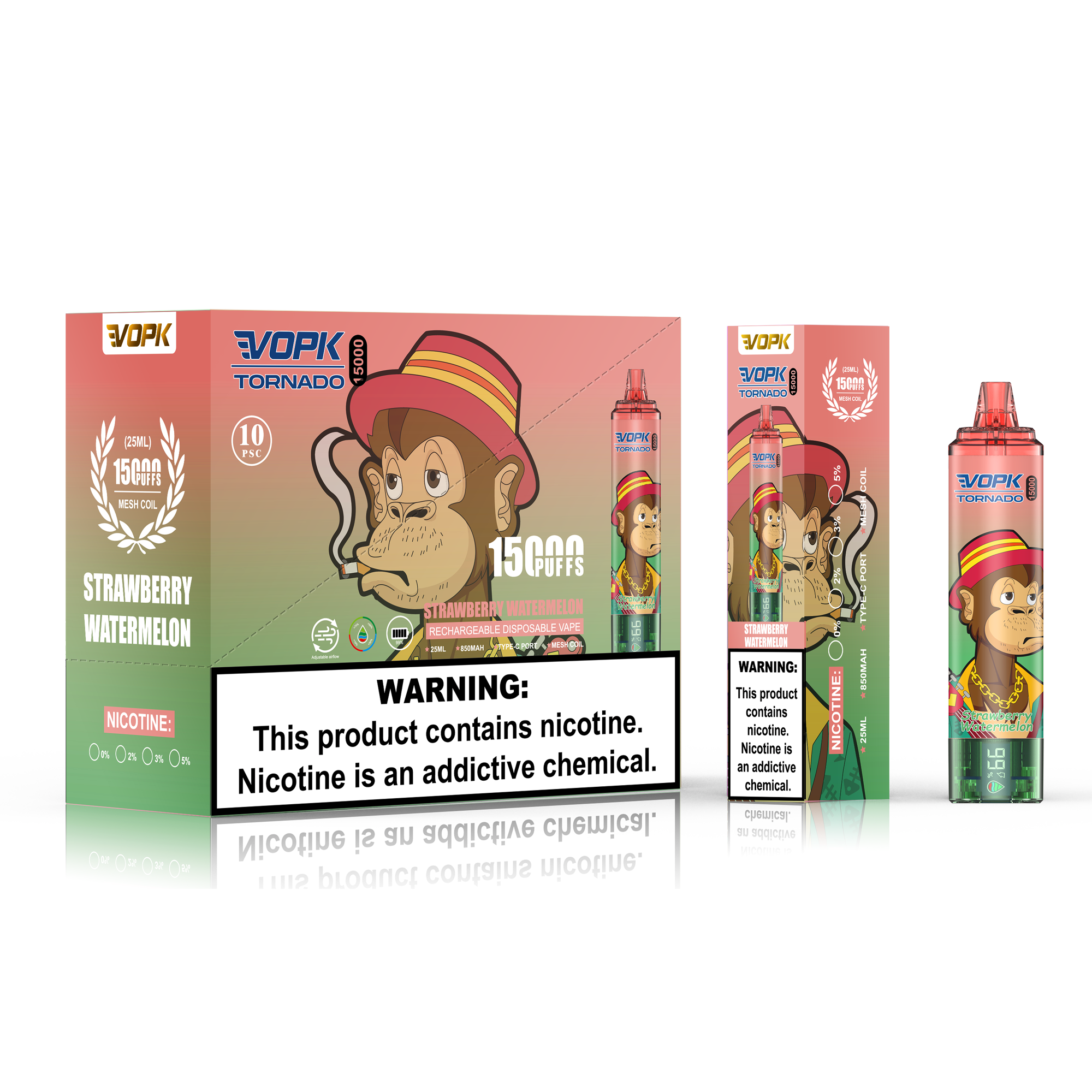 VOPK Tornado 15000 15K Puffs Disposable Vape Pen