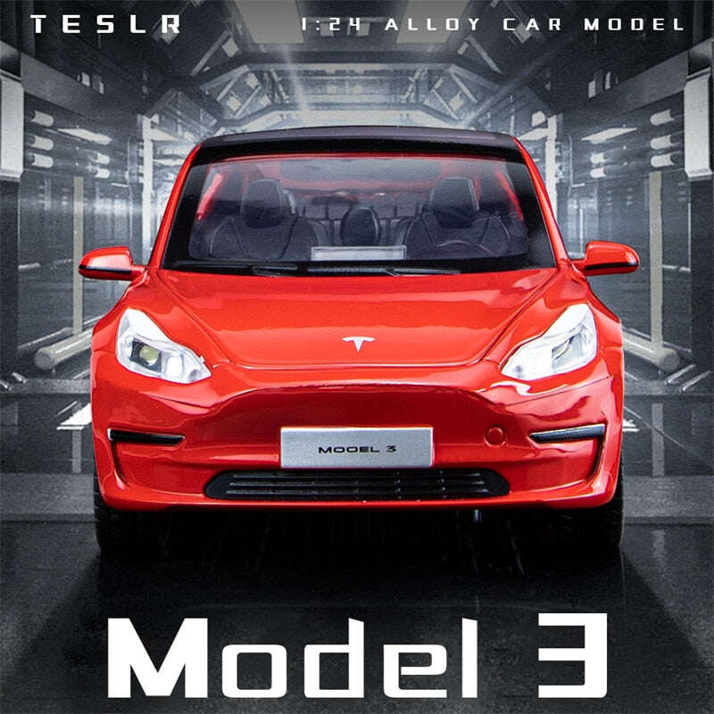 1:24 Tesla Model 3 Излят модел
