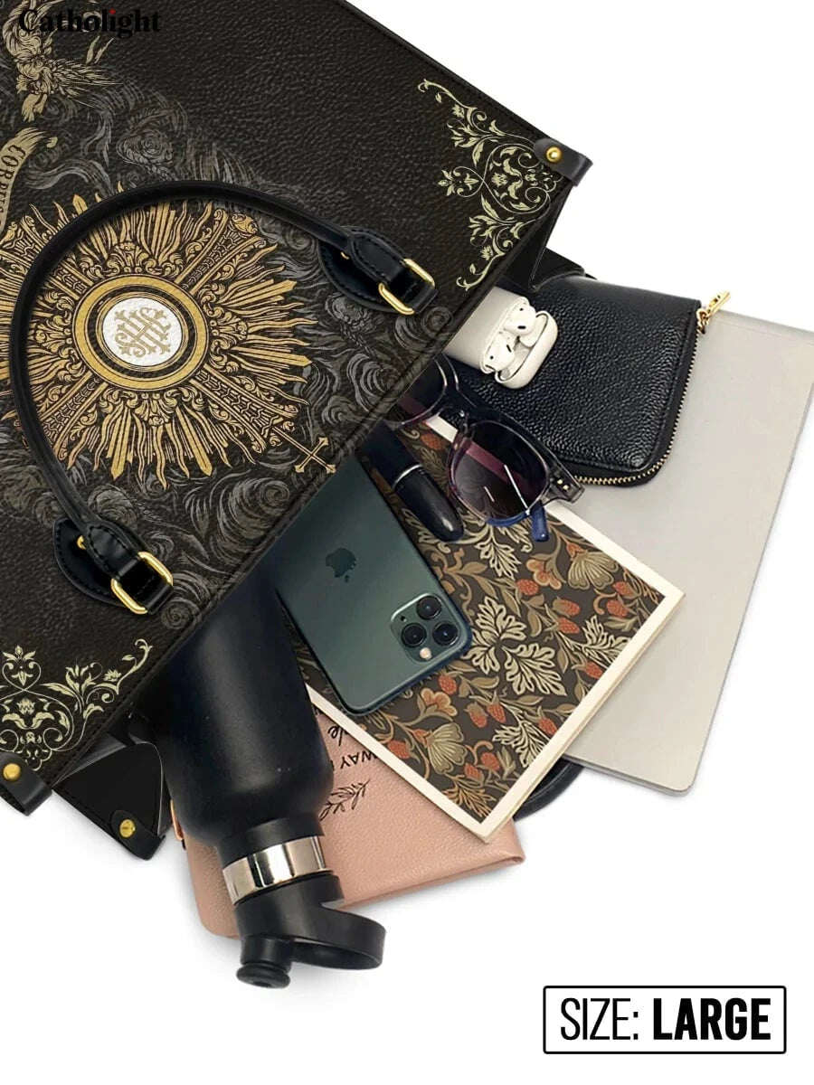 Catholight  The Corpus Christi Elegance Leather Bag