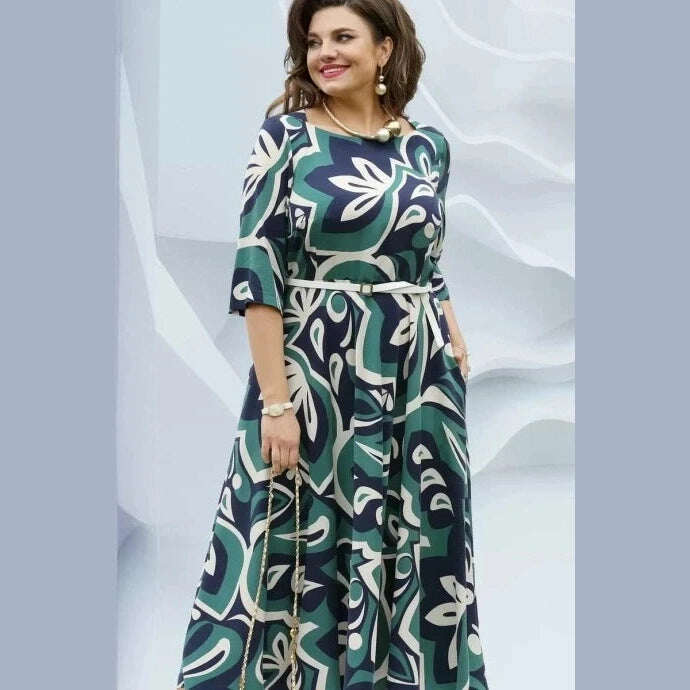 Vestido solto royal com bolsos e alças🌿