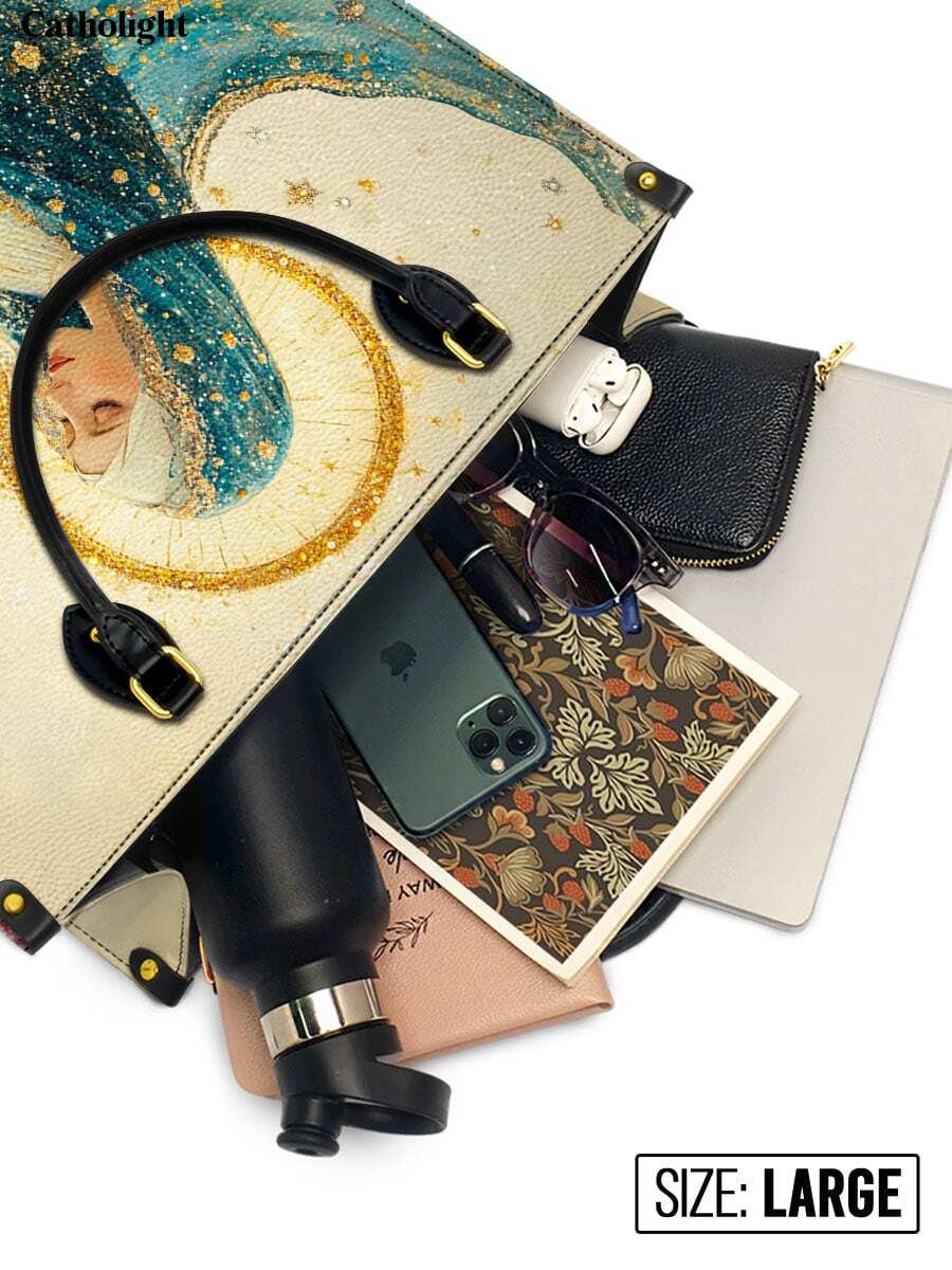 Catholight  Divine Mother’s Embrace Leather Bag