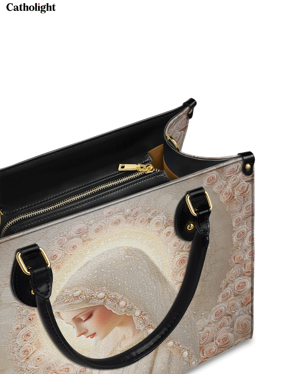 Catholight  Rose Halo Devotion Leather Bag