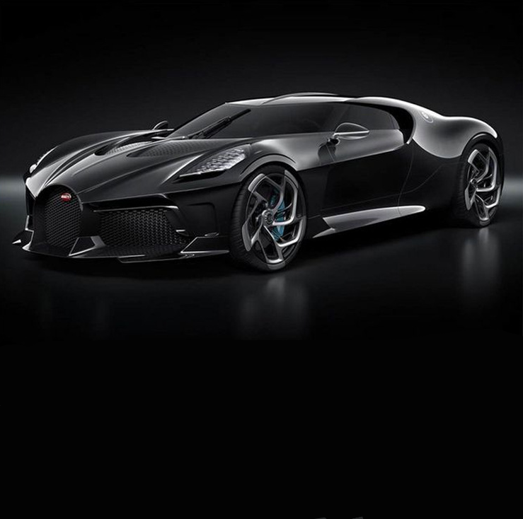 Модел на суперавтомобил Bugatti La Voiture Noire в мащаб 1:24