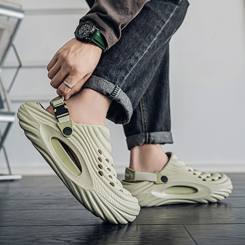 💥【EU40-45】⚡Ανδρικά αναπνεύσιμα slip-on σανδάλια