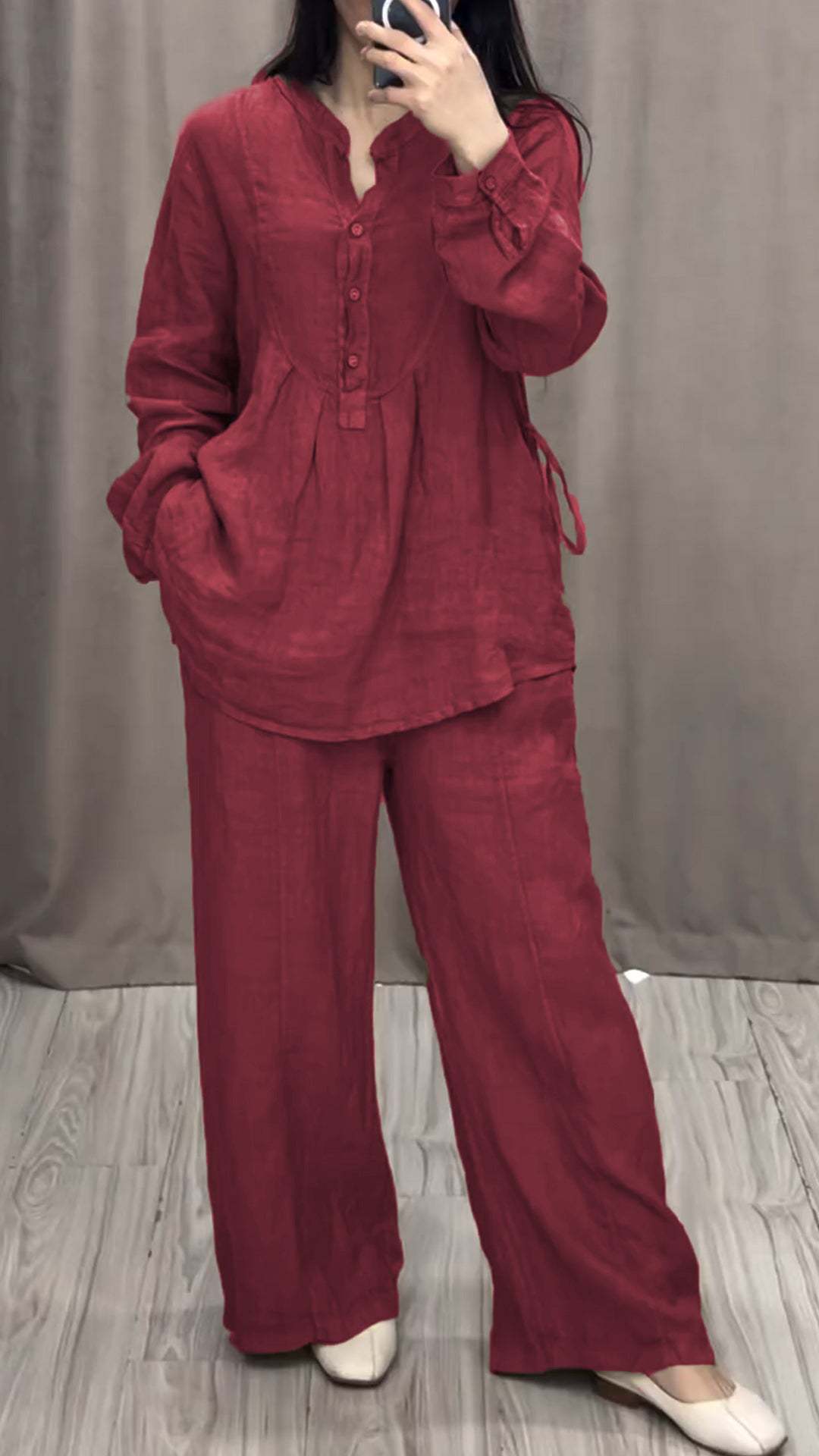 Abito in cotone lino, elegante e confortevole