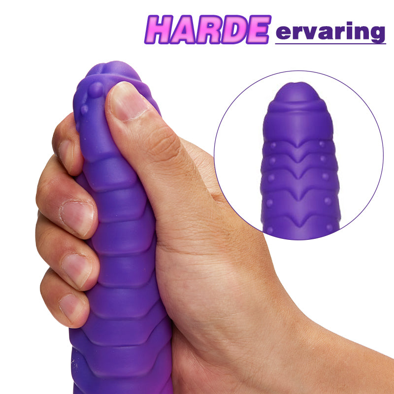 Realistické dildo 3 teleskopické 5 vibrační vyhřívání – 22,5 cm